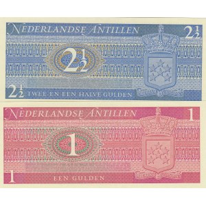 Nederlands Antilles,  Total 2 banknotes