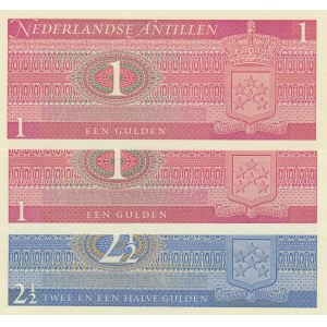 Netherlands Antilles,  Total 3 banknotes