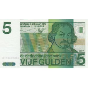 Netherlands, 5 Gulden, 1973, AUNC, p95
