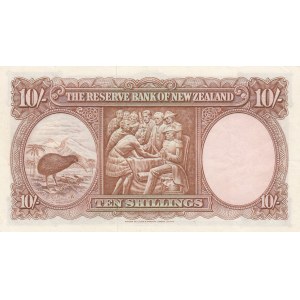 New Zealand, 10 Shillings, 1690/1967, XF, p158d