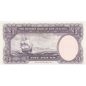New Zealand, 1 Pound, 1960/1967, AUNC(-), p159d