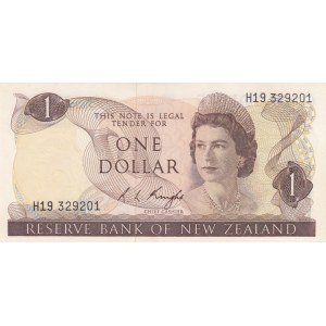 New Zealand, 1 Dollar, 1975/1977, UNC, p163c