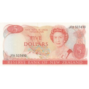 New Zealand, 5 Dollars, 1981/1985, UNC, p171a
