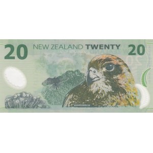 New Zealand, 20 Dollars, 2006, UNC, p187