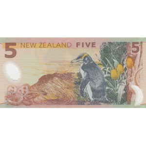 New Zealand, 5 Dollars, 2015, UNC, p191