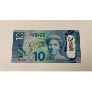 New Zealand, 10 Dollars, 2015, UNC, p192