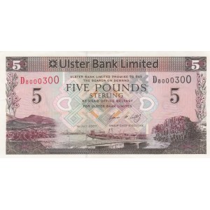 Northern Ireland, 5 Pounds, 2007, UNC (-), p340b