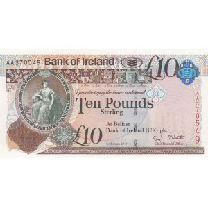 Northern Ireland, 10 Pounds, 2013, UNC (-), p87