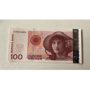 Norway, 100 Kroner, 2003/2010, UNC, p49