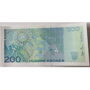 Norway, 200 Kroner, 2013, UNC, p50f
