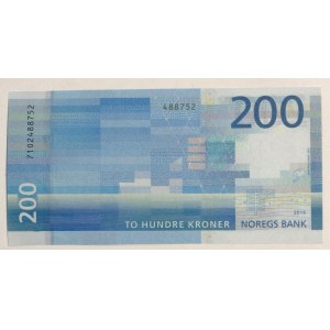 Norway, 200 Kroner, 2006, UNC, p55
