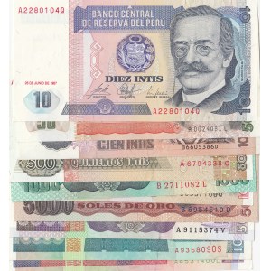 Peru,  Total 10 banknotes