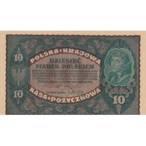 Poland, 10 Marek, 1919, XF, p25