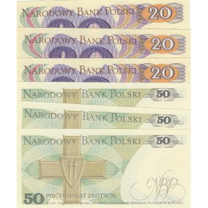 Poland,  UNC,  Total 6 banknotes