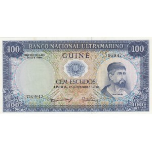 Portuguese Guınea, 100 Escudos, 1971, AUNC, p45a
