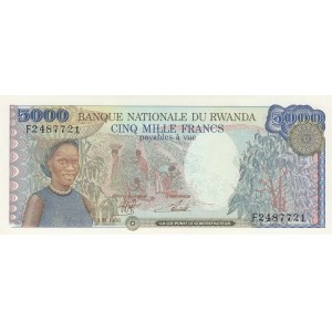 Rwanda, 5.000 Francs, 1988, UNC (-), p22