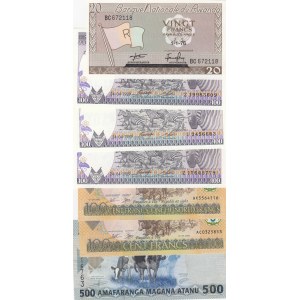 Rwanda,  Total 7 banknotes