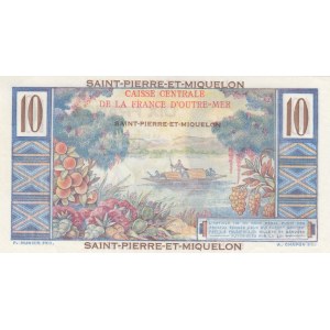 Saint Pierre and Miquelon, 10 Francs, 1950/1960, UNC, p23