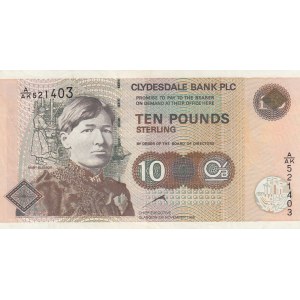 Scotland, 10 Pounds, 1998, VF, p226b