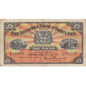 Scotland, 1 Pound, 1955, VF, p258c