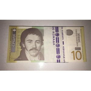 Serbia, 10 Dinara, 2006, UNC, p46a, BUNDLE