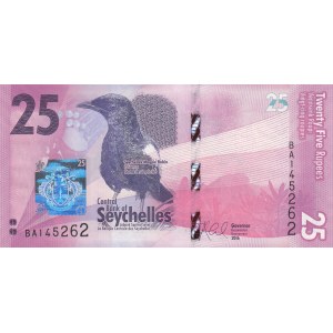Seychelles, 25 Rupees, 2016, UNC, p48