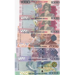 Sierra Leone,  Total 4 banknotes