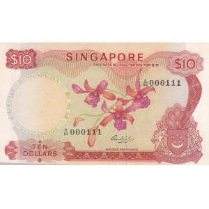 Singapore, 10 Dollars, 1972, XF, p3c