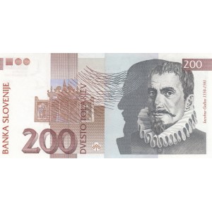 Slovenia, 200 Tlarjev, 2001, UNC, p15c