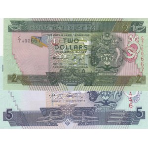 Solomon Islands,  Total 2 banknotes