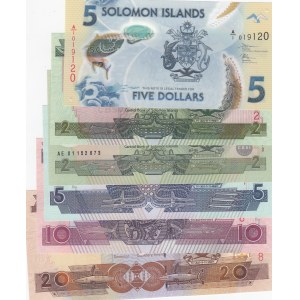 Solomon Islands,  Total 6 banknotes