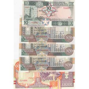 Somalia,  Total 5 banknotes