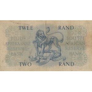 South Africa, 2 Rand, 1962/1965, VF, p105b