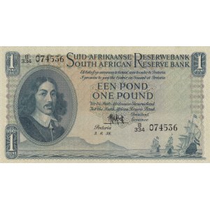 South Africa, 1 Pound, 1958, XF, p93e