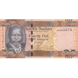 South Sudan, 25 Pounds, 2011, UNC, p8