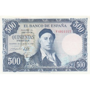 Spain, 500 Pesetas, 1954, UNC, p147