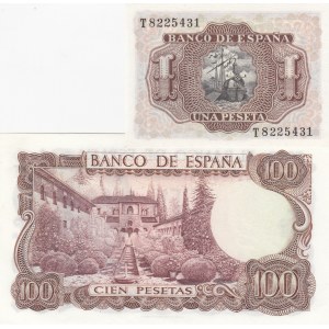 Spain,  Total 2 banknotes