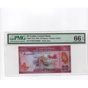 Sri Lanka, 20 Rupees, 2015, UNC, p123c