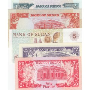Sudan,  Total 5 banknotes