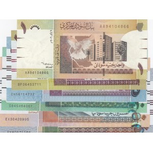 Sudan,  Total 6 banknotes