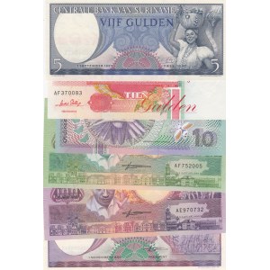 Suriname,  Total 6 banknotes