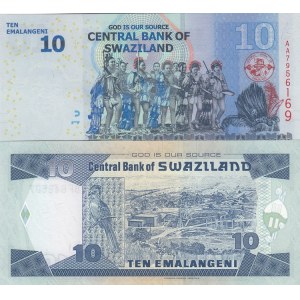 Swaziland,  Total 2 banknotes