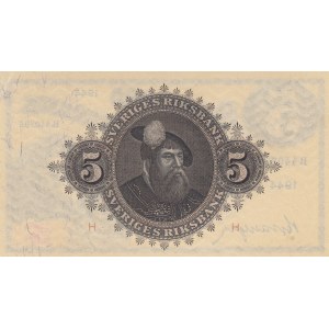 Sweden, 5 Kronor, 1944, UNC, p33aa