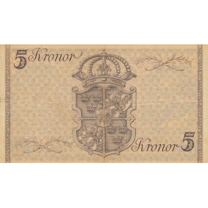 Sweden, 5 Kronor, 1948, XF, p41
