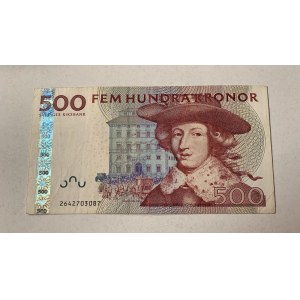 Sweden, 500 Kronor, 2007, XF, p66a
