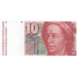 Switzerland, 10 Franken, 1981, XF, p53c