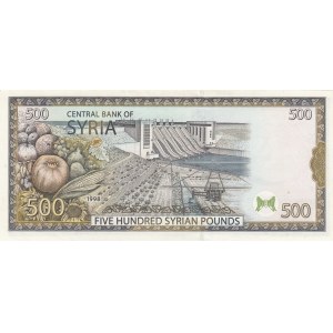 Syria, 500 Pounds, 1998, AUNC, p110c