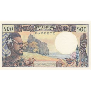 Tahiti, 500 Francs, 1970, UNC (-), p25a