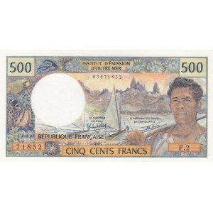 Tahiti, 500 Francs, 1977, UNC, p25b2