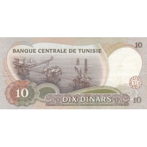 Tunisia, 10 Dinars, 1986, XF, p84